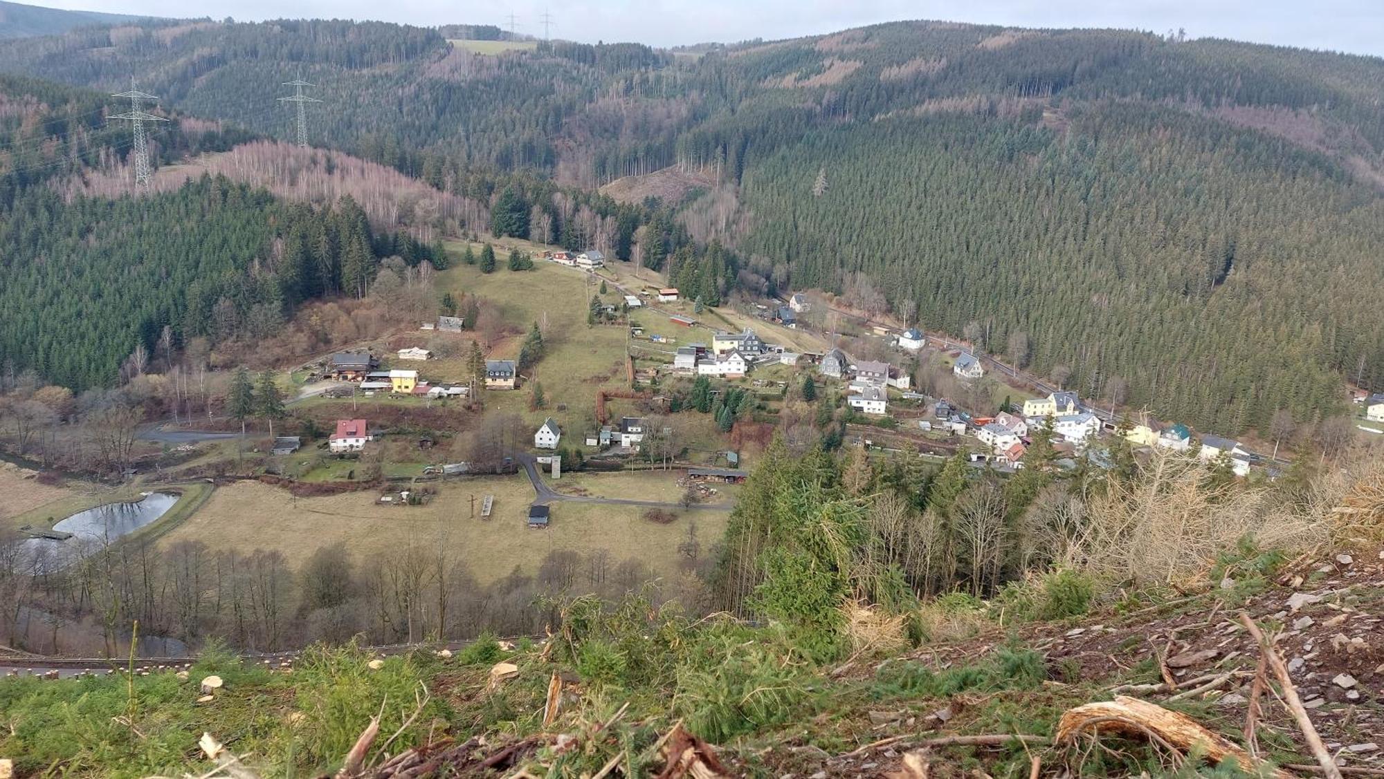 Ferienwohnung Berndt Oberweißbach Eksteriør billede